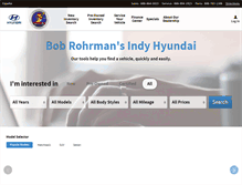 Tablet Screenshot of indyhyundai.com